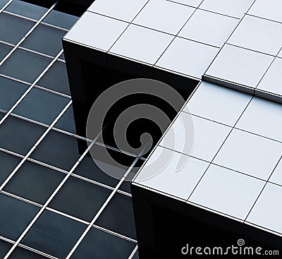 Abstract architecture of a modern building Stock Photo