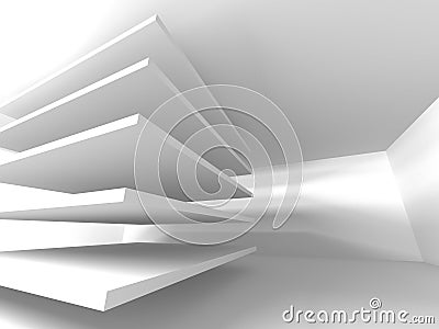 Abstract Architecture Modern Design Background Cartoon Illustration