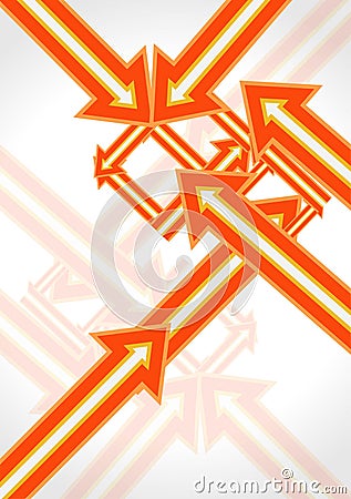 Abstract arrow creative design Vector Illustration