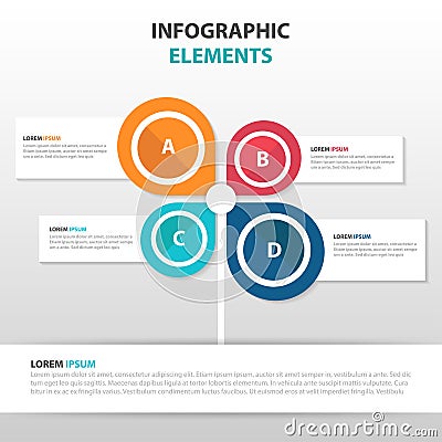 Abstract arrow tree business Infographics elements, presentation template flat design vector illustration for web design set Vector Illustration