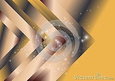 Abstract Arrow Yellow and Brown Gradient Background Vector Eps Stock Photo