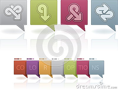 Abstract arrows Vector Illustration