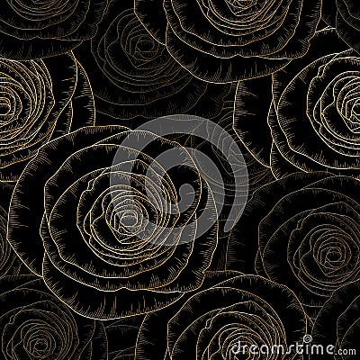 Abstract, art, backdrop, background, beautiful, bloom, blossom, card, creative, curl, curve, dahlia, decor, design, drawing, elega Vector Illustration