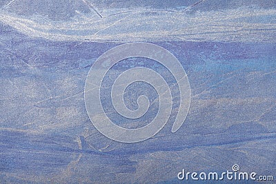 Abstract art background navy blue and silver color. Multicolor painting on canvas. Fragment of artwork. Texture backdrop. Stock Photo