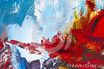 Abstract art background. Oil painting on canvas. Decoration, col Stock Photo