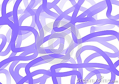 Abstract art background white color with wavy swirl purple lines. Backdrop with curve violet ribbon. Wave pattern Stock Photo