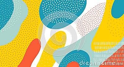 Abstract art color vector pattern background Vector Illustration