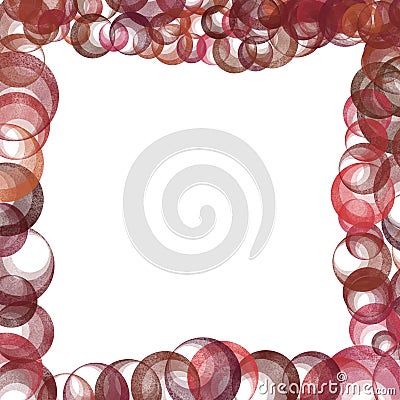 The abstract art design background of red water color stroke,duplicate bloodcell Stock Photo