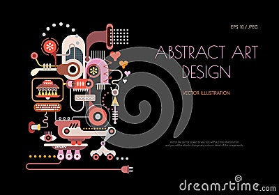 Abstract art design vector illustration Vector Illustration