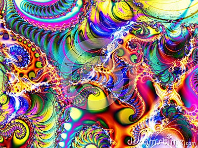 Abstract Art Digital Collage Stock Photo