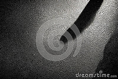 Abstract art featuring black cloth with desaturated particles creating a dynamic, animated background. Elegant and textured Stock Photo
