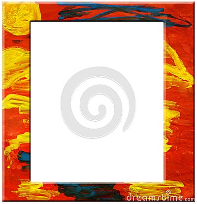 Abstract art frame Stock Photo