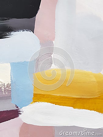 Abstract Art Painting. Modern art. Contemporary art Stock Photo