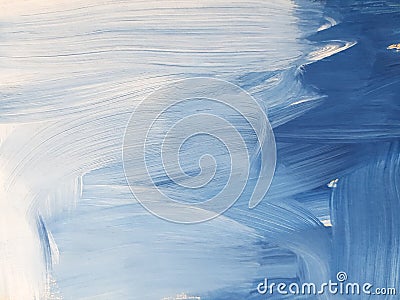 Abstract Blue Art Painting Background. Editorial Stock Photo