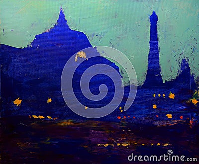 Abstract art painting Stock Photo