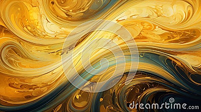 Abstract art painting pattern. Gold stylish modern wall art for wall decoration, wallpaper, mural, carpet, hanging picture Stock Photo