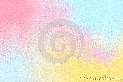 Abstract art pink blue colorful bright paint brush on paper texture background, multi colorful painting art acrylic water color Stock Photo