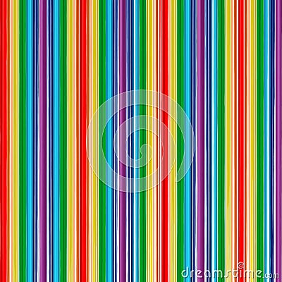 Abstract art rainbow curved lines color background Vector Illustration