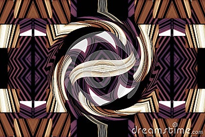 Abstract Art: Spinning Gateway Door Stock Photo