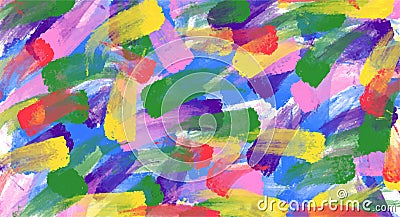 Abstract art texture. Colorful texture. Modern artwork. Strokes of fat paint. Brushstrokes. Modern art. Contemporary art. Artistic Stock Photo