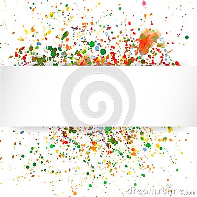 Abstract artistic Background with watercolor splash Stock Photo