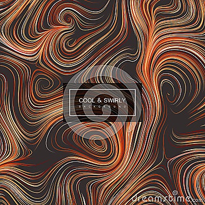 Abstract artistic curl background Vector Illustration