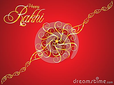 Abstract artistic raksha bandhan background Vector Illustration