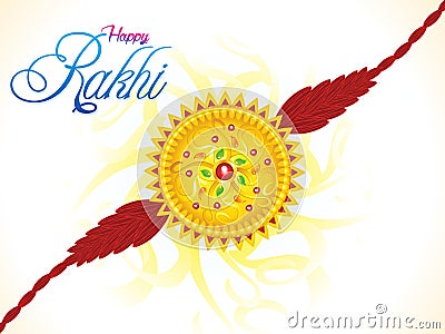 Abstract artistic raksha bandhan Vector Illustration