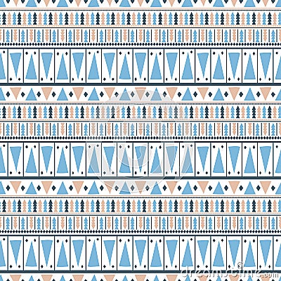 Abstract aztec seamless pattern Vector Illustration