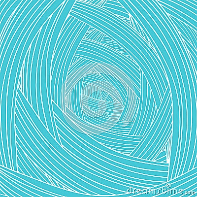 Abstract Azure Wave Background Vector Illustration