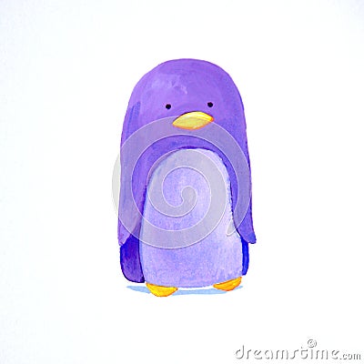 Abstract baby penguin Stock Photo