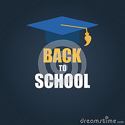 Abstract Back to School Background. Vector Illustration Vector Illustration