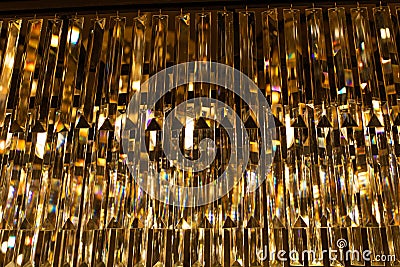 Abstract backdrop background, illumination texture, bright light. Rectangular transparent crystal plates, refraction and Stock Photo