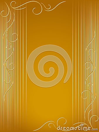 Abstract backdrop with swirly decorations Vector Illustration