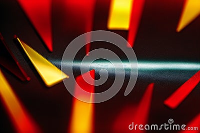 Abstract backgground. A Captivating Journey of Colors and Forms. Generative AI Stock Photo