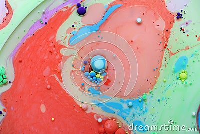 Abstract background from acrylic paints Stock Photo