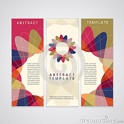 Abstract background advertising banner Vector Illustration