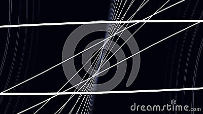 Abstract background with animation moving of lines. Lines are growing and moving. Background animation of flowing Stock Photo