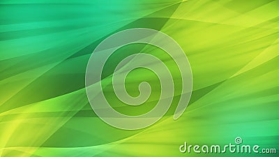 Abstract background art design, smooth wave and green light Stock Photo