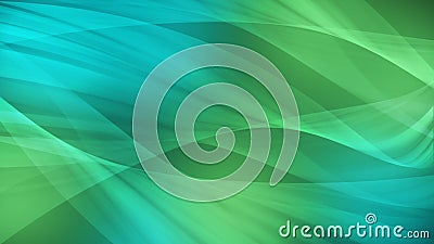 Abstract background art design, smooth wave and green light Stock Photo