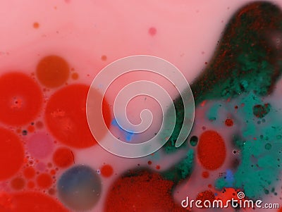 abstract background of artificial colors rare shapes different Stock Photo