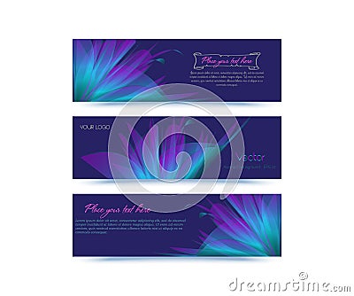 Abstract background for banner advertising Vector Illustration