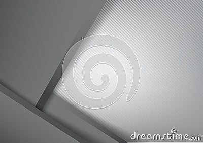 Abstract background basic geometry light grey layered and overlap and shadow element vector illustration eps10 008 Cartoon Illustration