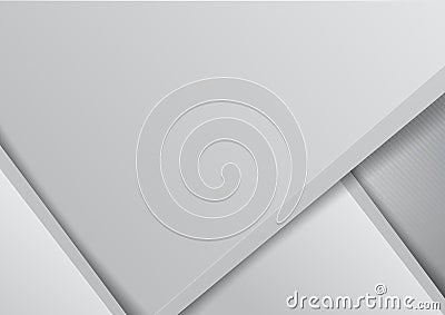 Abstract background basic geometry light grey layered and overlap and shadow element vector illustration eps10 007 Vector Illustration