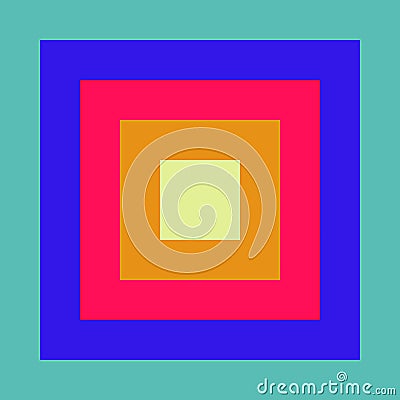 Abstract background block box brick colorful creative design digital element flat geometric square style texture vector wa Stock Photo