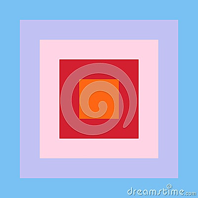 Abstract background block box brick colorful creative design digital element flat geometric square style texture wa Stock Photo