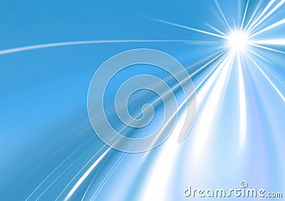 Abstract background blue star Stock Photo