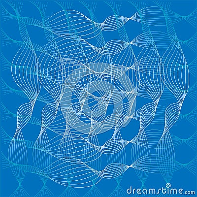 Abstract background Blue Transform line. Vector Illustration