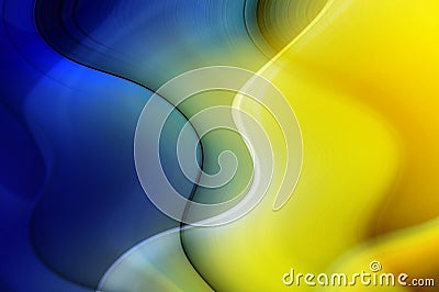 Abstract background in blue and yellow tones Stock Photo