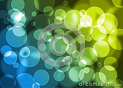 Abstract background with bokeh effect. Vector. Stock Photo